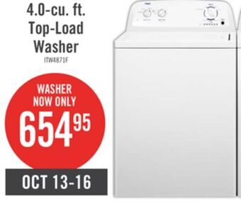 The Brick Inglis 4.0 cu. ft. top-load washer itw4871fw offer