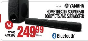 Centre Hi-Fi Yamaha home theater sound bar dolby dts and subwoofer offer