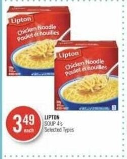 Shoppers Drug Mart LIPTON SOUP 4's offer