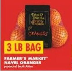 No Frills FARMER'S MARKET NAVEL ORANGES offer