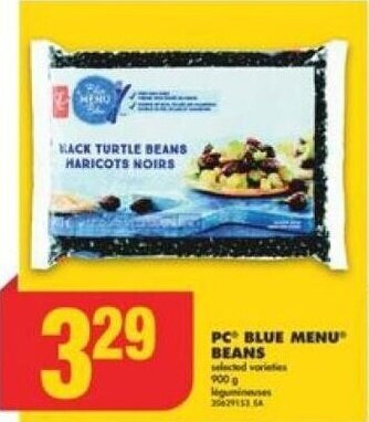 No Frills PC BLUE MENU BEANS offer
