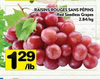 Supermarché PA Red Seedless Grapes offer