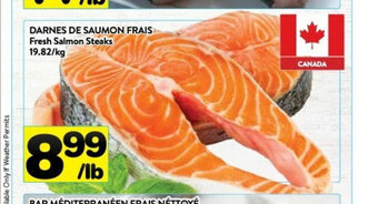 Supermarché PA Fresh Salmon Steaks offer