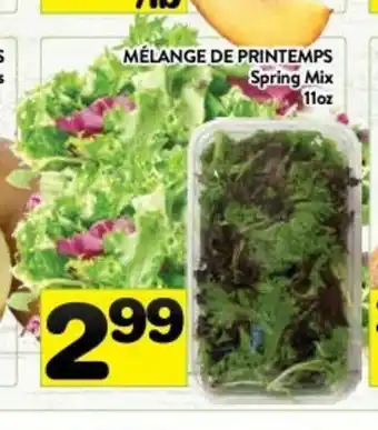 Supermarché PA Spring Mix offer