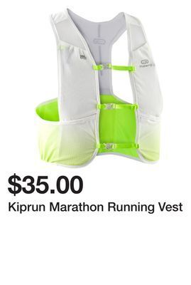 Decathlon Kiprun marathon running vest offer