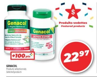 Familiprix Genacol selected products offer