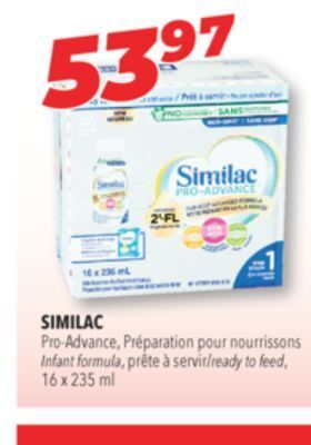 Familiprix Similac pro-advance, ready to feed offer
