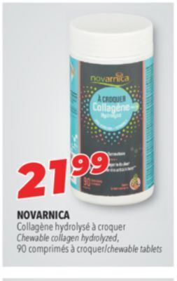 Familiprix Novarnica chewable collagen hydrolyzed, 90 chewable tablets offer