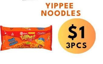 Food World Supermarket Yippee noodles offer