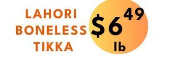 Food World Supermarket Lahori boneless tikka offer
