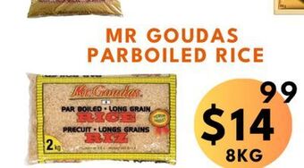 Food World Supermarket Mr. goudas parboiled rice offer