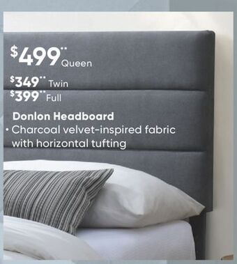 Sleep Country Donlon headboard offer