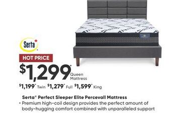 Sleep Country Serta perfect sleeper elite percevall mattress offer