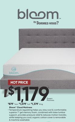 Dormez Vous Bloom cloud mattress offer