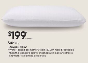 Dormez Vous Aquagel pillow offer