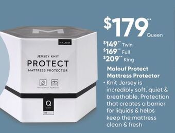 Dormez Vous Malouf protect mattress protector offer