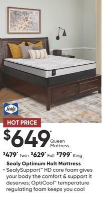 Dormez Vous Sealy optimum holt mattress offer
