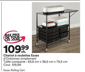 Michaels Chariot à roulettes essex d'ordonnez simplement offer