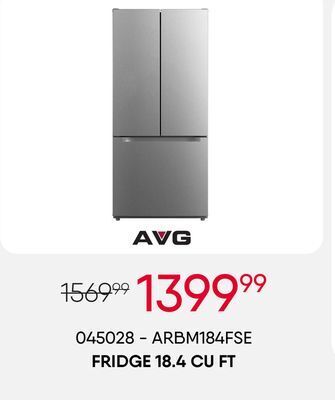 Meubles RD Avg fridge 18.4 cu ft offer