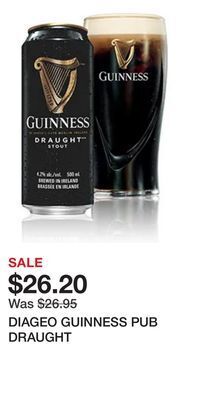 The Beer Store Diageo guinness pub draught offer