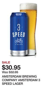 The Beer Store Amsterdam brewing company amsterdam 3 speed lager offer