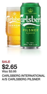 The Beer Store Carlsberg international a/s carlsberg pilsner offer