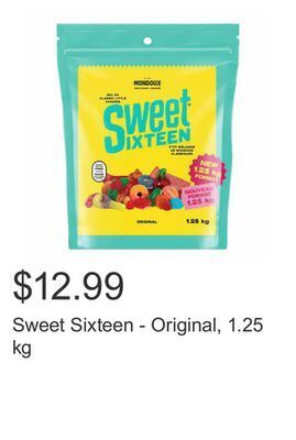 Costco Sweet sixteen - original, 1.25 kg offer
