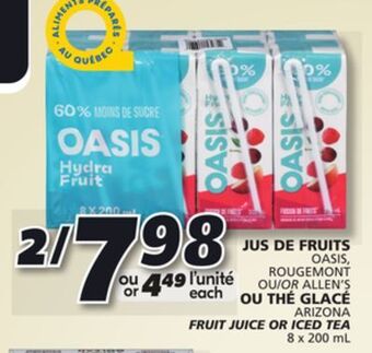 IGA Oasis fruit juice offer