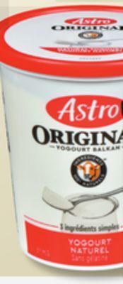 IGA Astro original yogurt offer