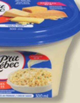 IGA P'tit québec cheese sauce offer
