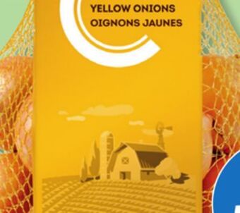 IGA Compliments yellow onions offer