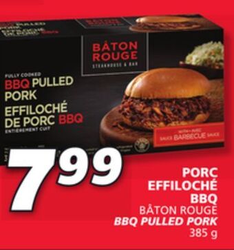 IGA Bâton rouge bbq pulled pork offer