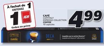 IGA Espresso collection coffee offer