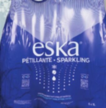 IGA Eska natural spring water or carbonated natural spring water offer
