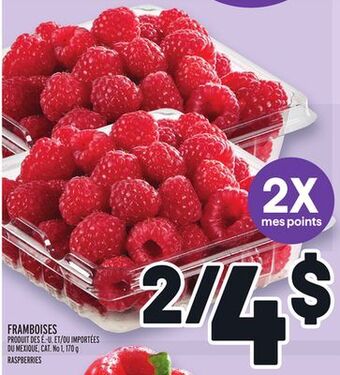 Metro Framboises | raspberries offer
