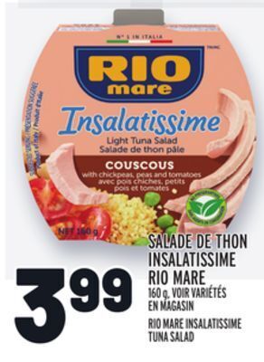Metro Salade de thon insalatissime rio mare | rio mare insalatissime tuna salad offer