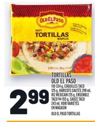 Metro Tortillas old el paso | old el paso tortillas offer