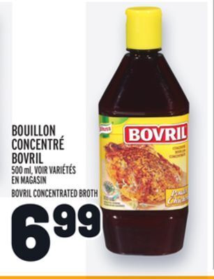 Metro Bouillon concentré bovril | bovril concentrated broth offer