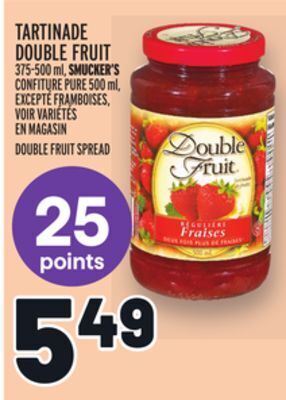 Metro Tartinade double fruit | double fruit spread offer