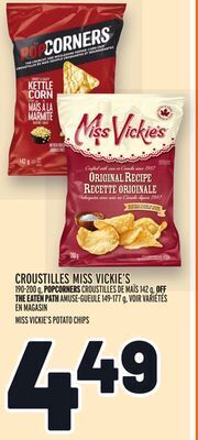 Metro Croustilles miss vickie's | miss vickie's potato chips offer