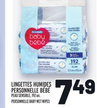 Metro Lingettes humides personnelle bébé | personnelle baby wet wipes offer