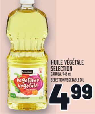 Metro Huile végétale selection | selection vegetable oil offer