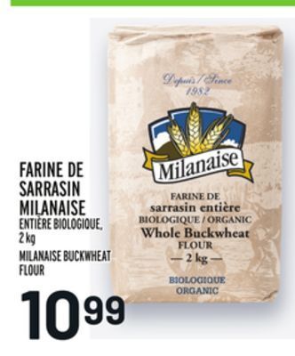 Metro Farine de sarrasin milanaise | milanaise buckwheat flour offer