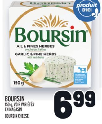 Metro Boursin | boursin cheese offer