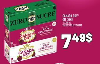 Metro Canada dry ou coke offer