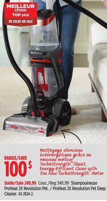 Canadian Tire Bissell proheat 2x revolution pet deep cleaner offer