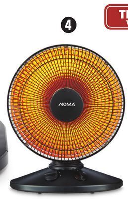 Canadian Tire Noma oscillating parabolic dish radiating heater offer