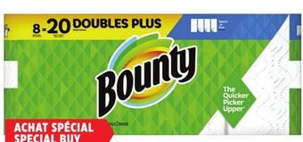 Canadian Tire Bounty paper towels, 8=20 rolls offer