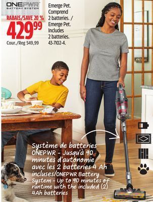 Canadian Tire Hoover emerge pet offer