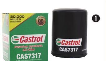 Canadian Tire Castrol premium synthetic oil filters offer